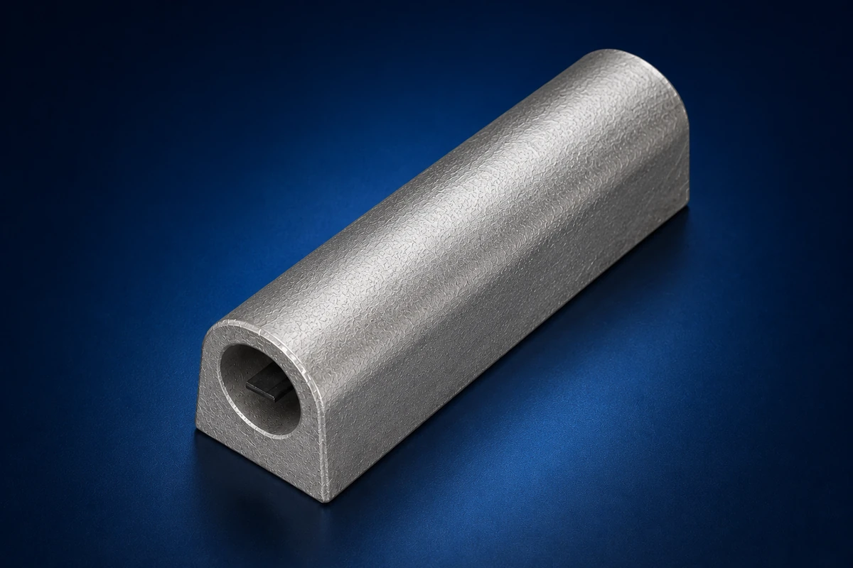 D-type high-potential magnesium sacrificial anode
