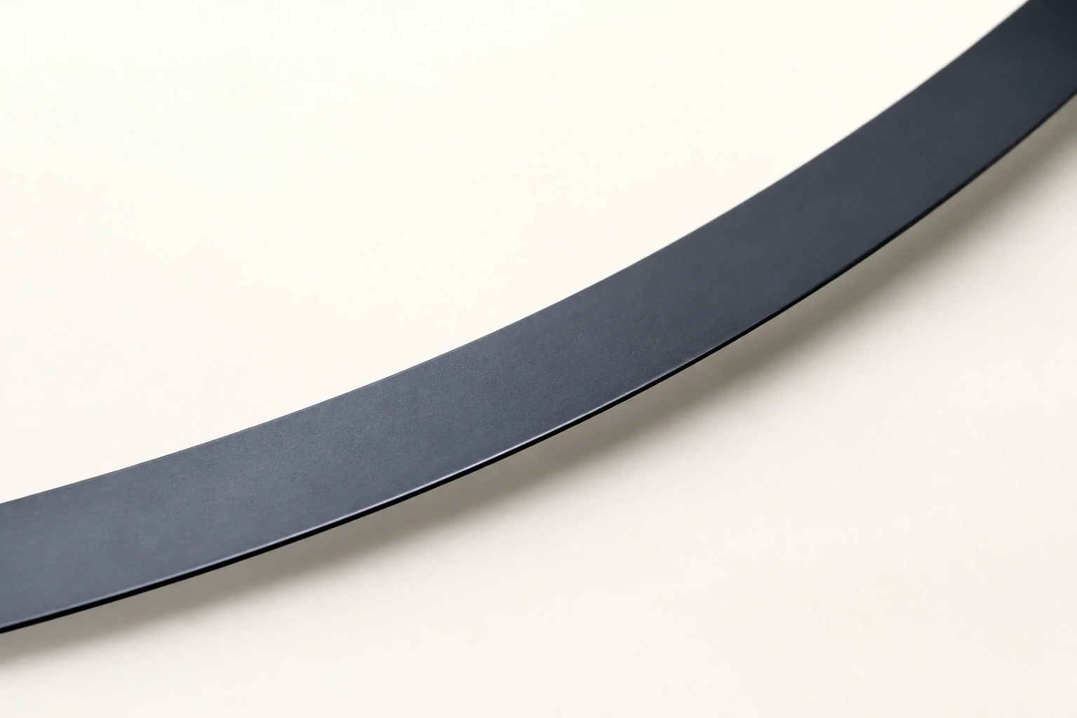 Representative macro product study of the MMO-coated titanium ribbon broad face and thin continuous long edge
